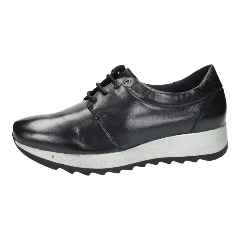 457 Zapato de piel color NEGRO