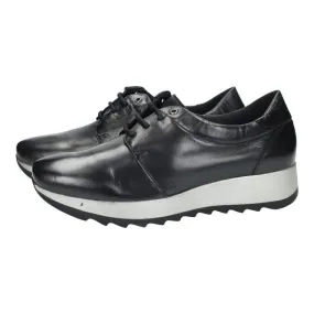 457 Zapato de piel color NEGRO