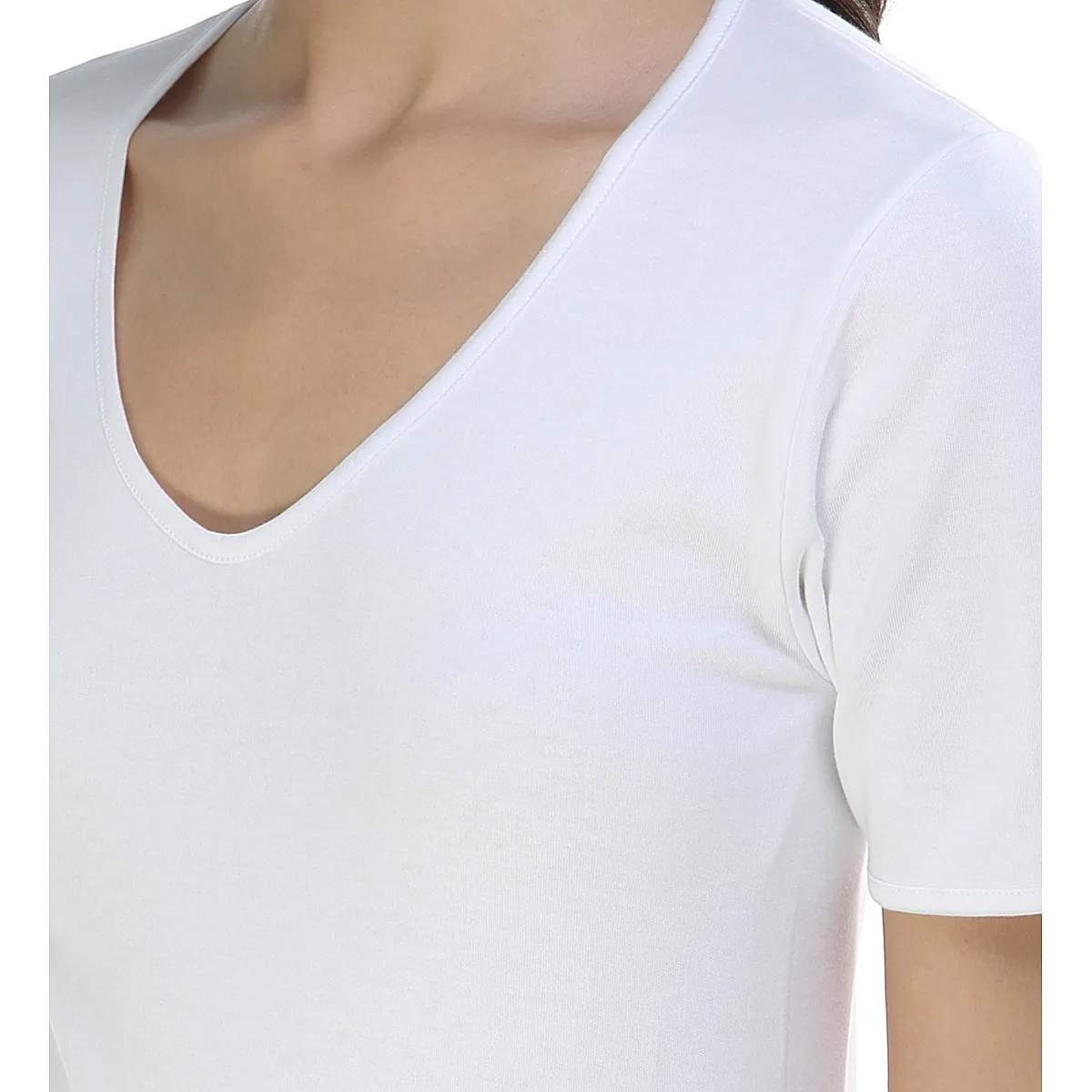 9815b CAMISETA MANGA CORTA AFELPADA TÉRMICA 100% ALGODÓN ANTIALÉRGICA