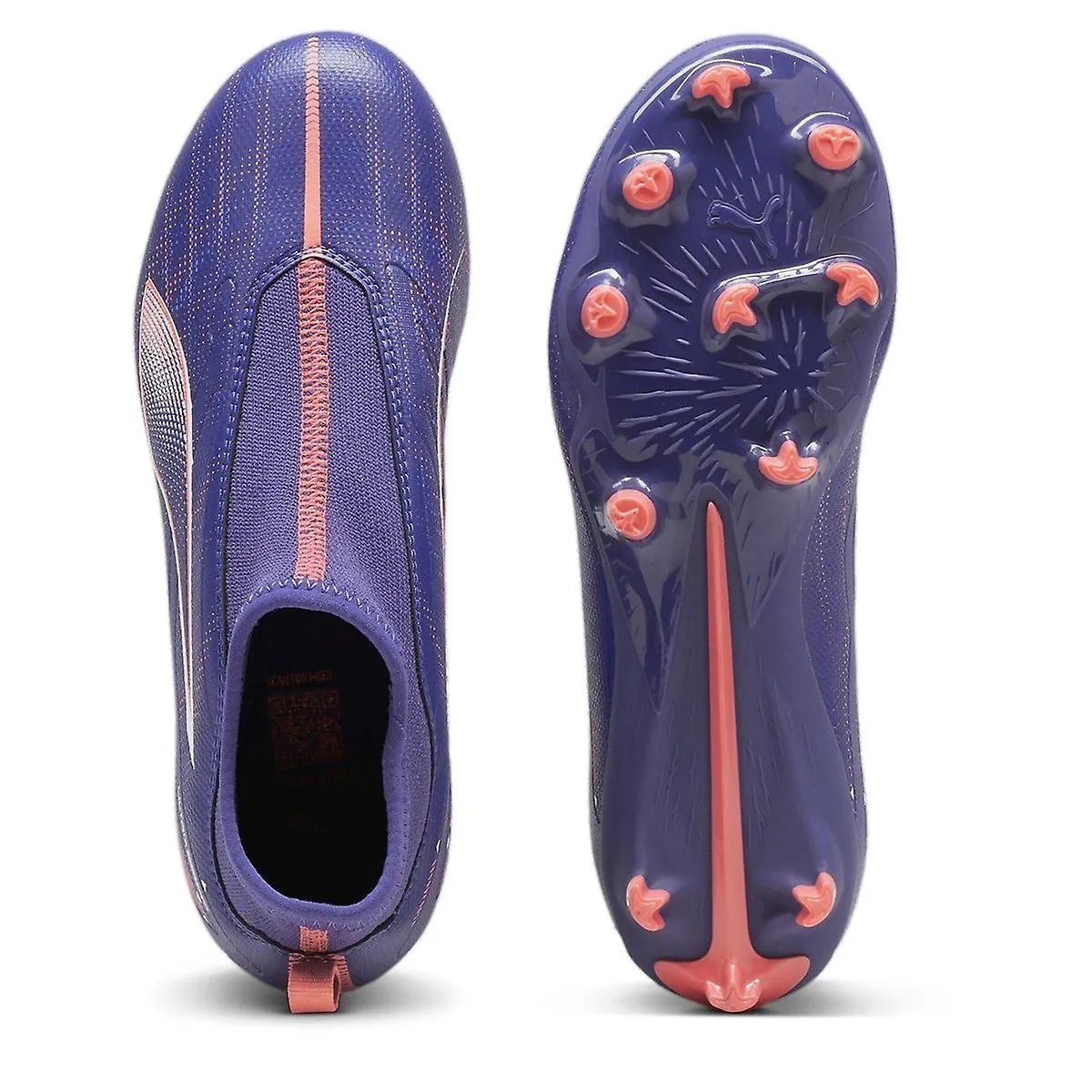 Botas de fútbol Puma Ultra Match+ Laceless Junior Firm Ground