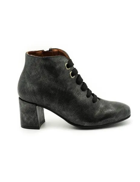 botin desiree de piel negro 82305