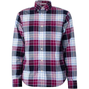 Camisa Regular Archive Oxford A Cuadros