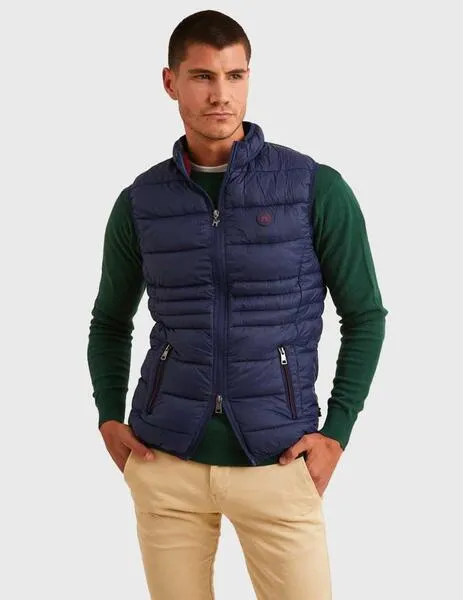 Chaleco Williot Acolchado Impermeable marino para hombre
