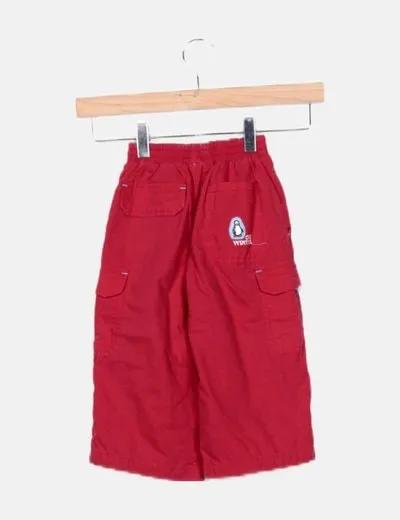 Charanga Pantalón nieve rojo