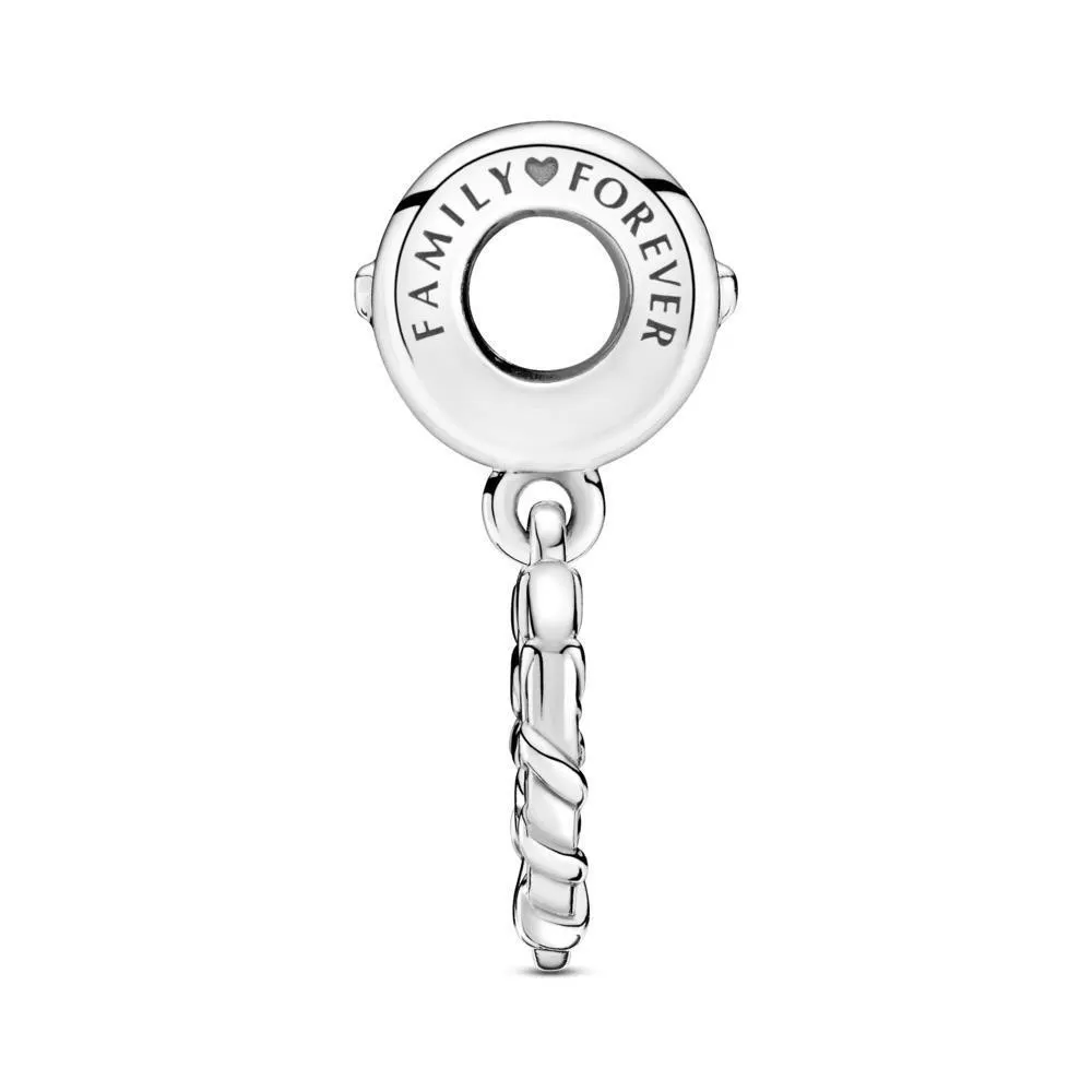 Colgante de plata de ley Árbol familiar