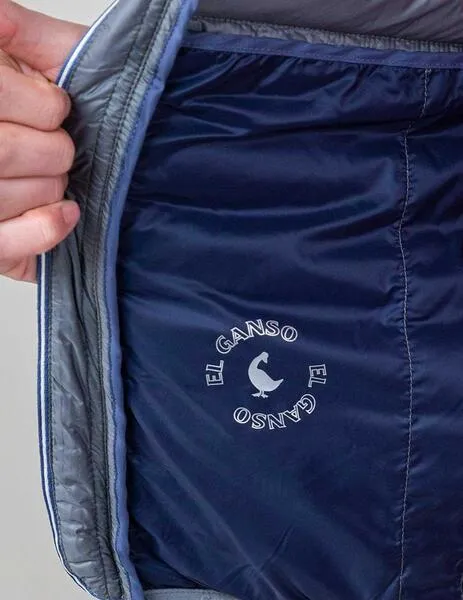 El ganso Chaleco Acolchado gris para hombre