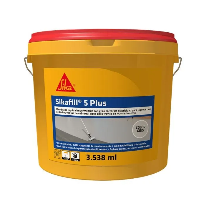 impermeabilizante sikafill-5-plus gris 3538ml sika