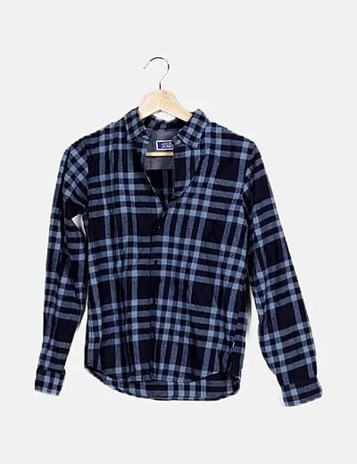 Jack & Jones Camisa cuadros azul