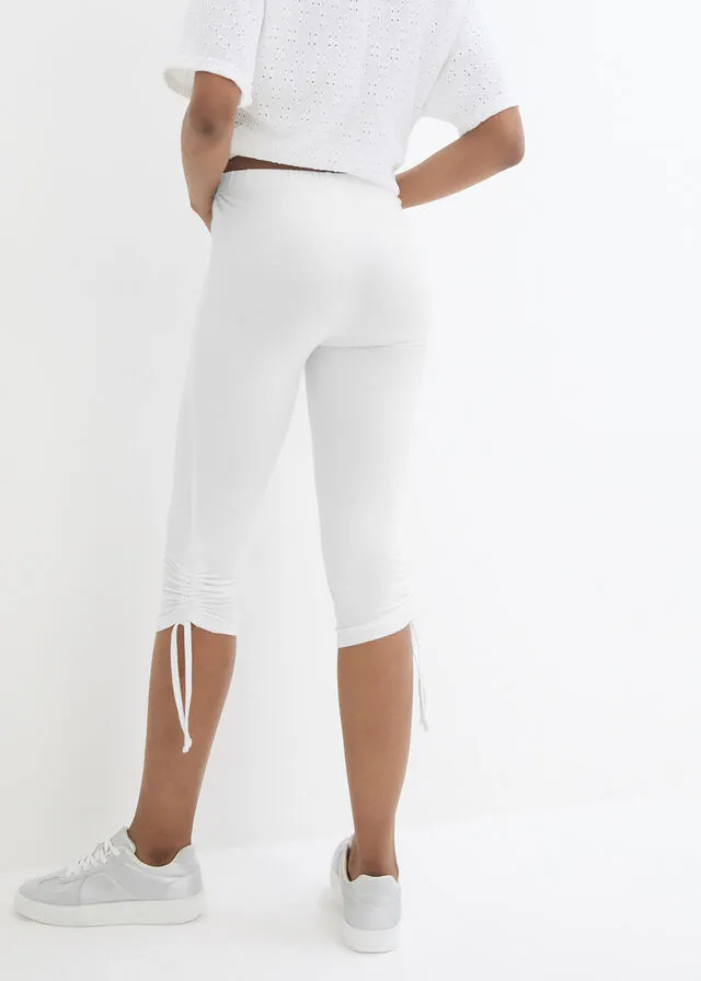 Leggings capri Blanco