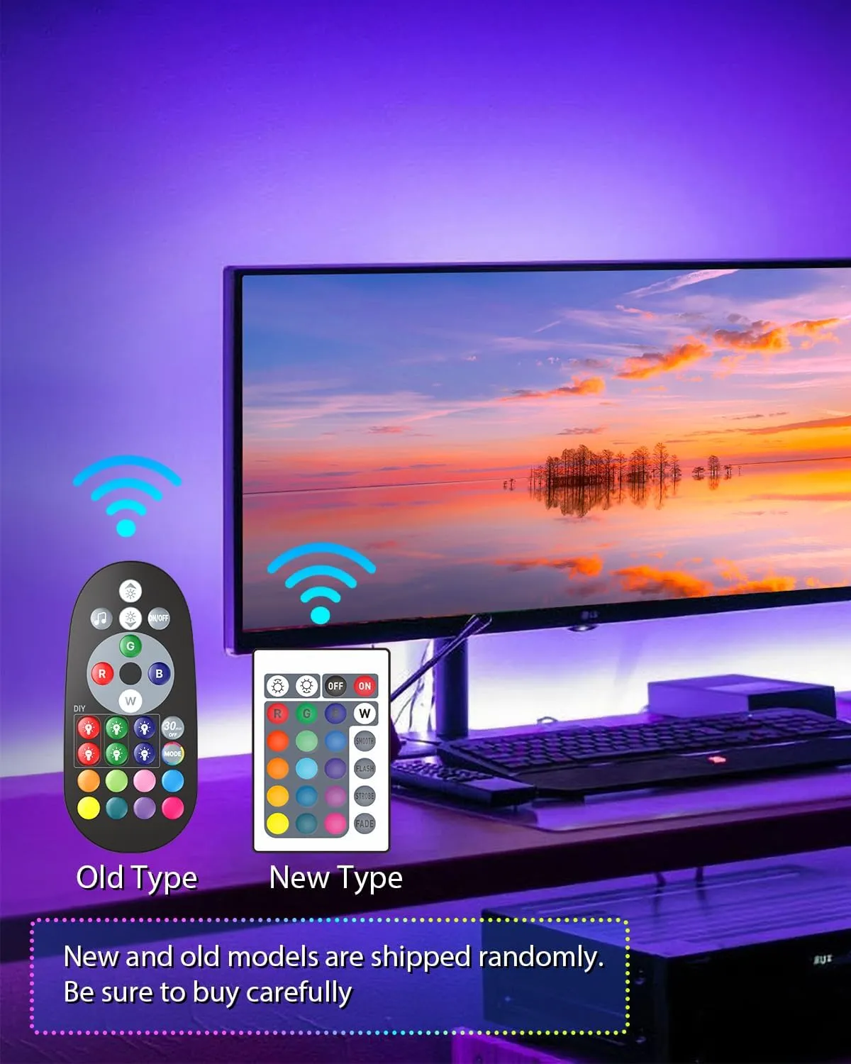 Mexllex Tira LED TV 4M, Luces Led TV RGB Luces Habitación 5050 con Aplicación y Control Remoto para Retroiluminación de TV de 55