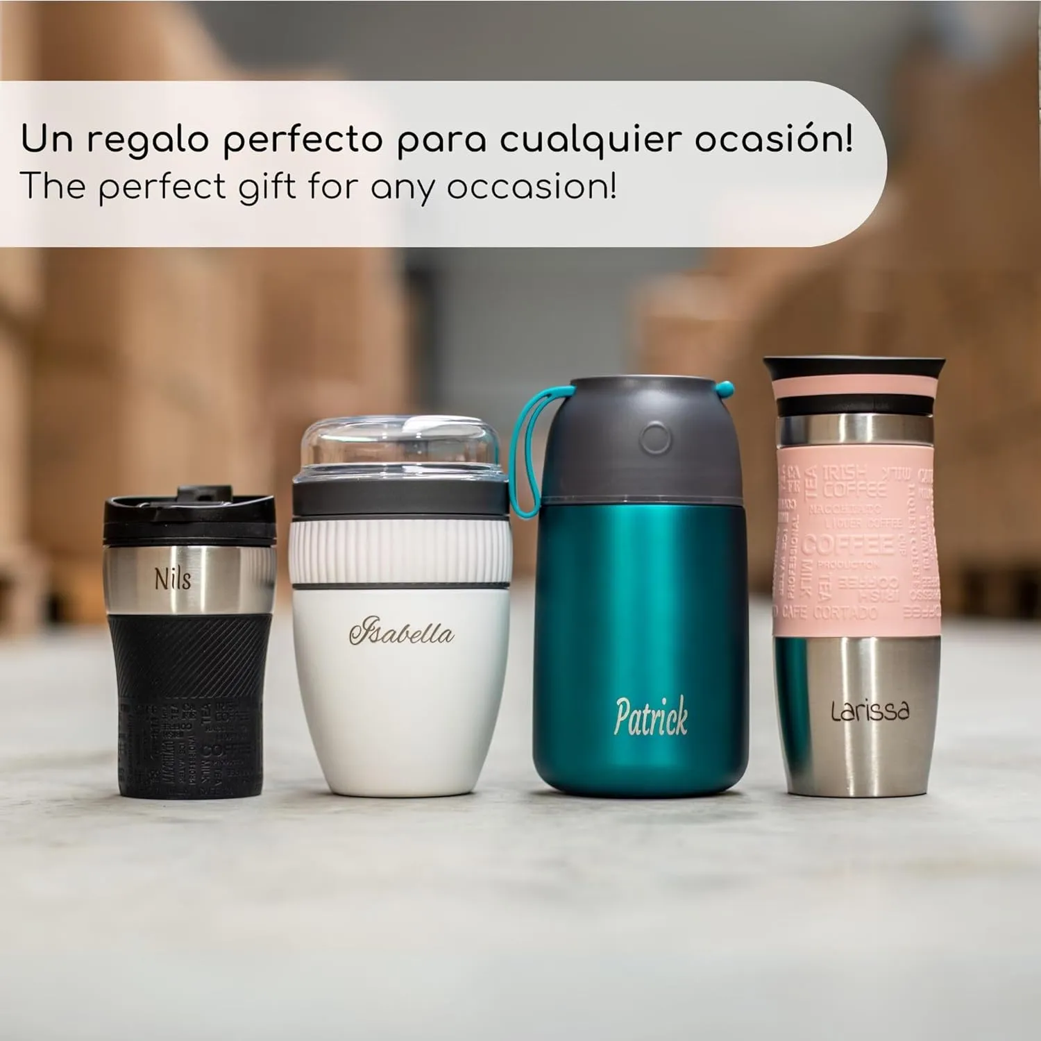 Milu Taza aislante de café y té para llevar 370ml 450ml - 100% a prueba de fugas - Taza de acero inoxidable para beber - vaso de