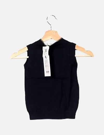 Name it Chaleco de punto azul marino
