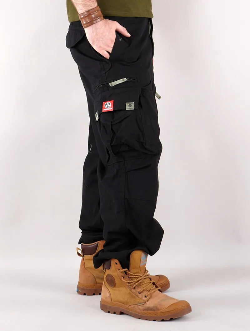 Pantalones cargo Molecule 45019, Negros