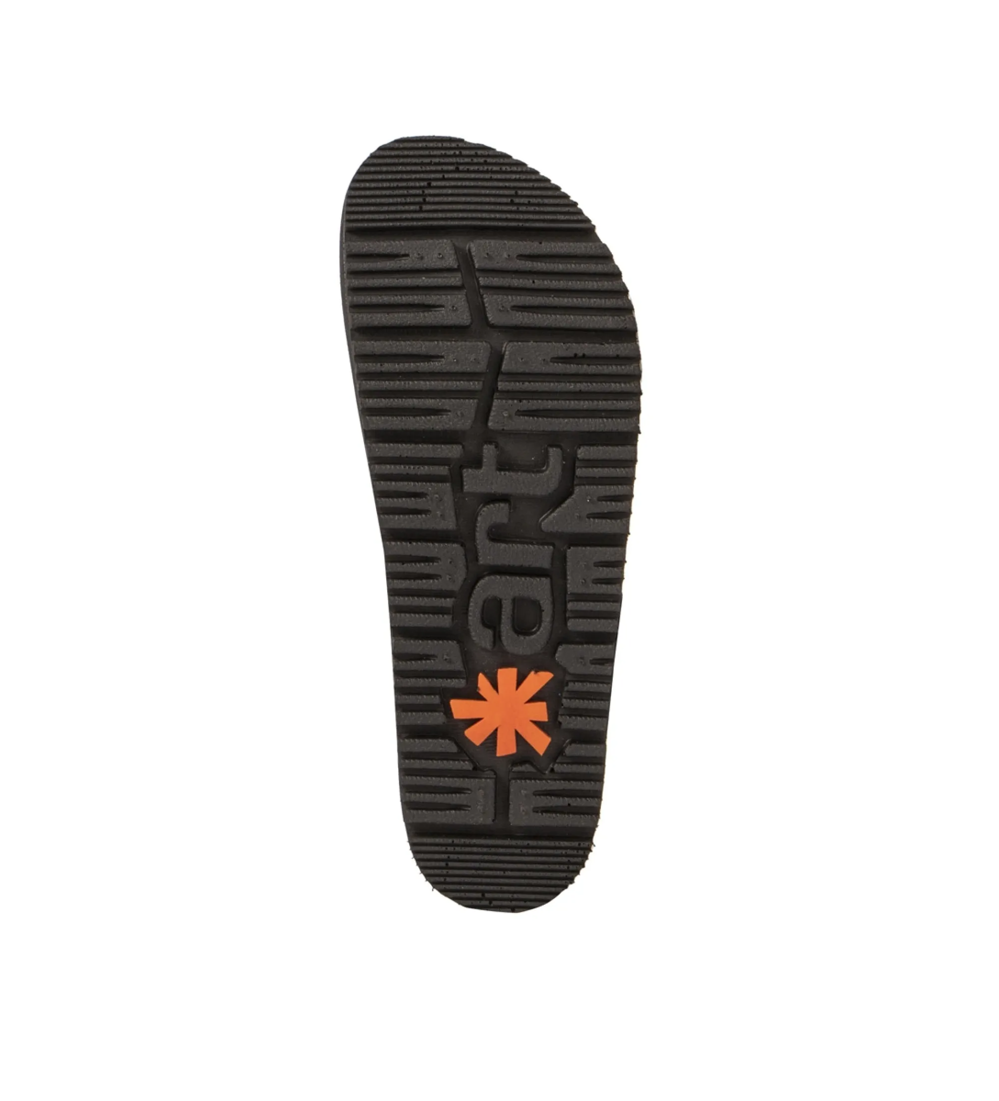 Sandalias de Piel 1625 Burdeos negro