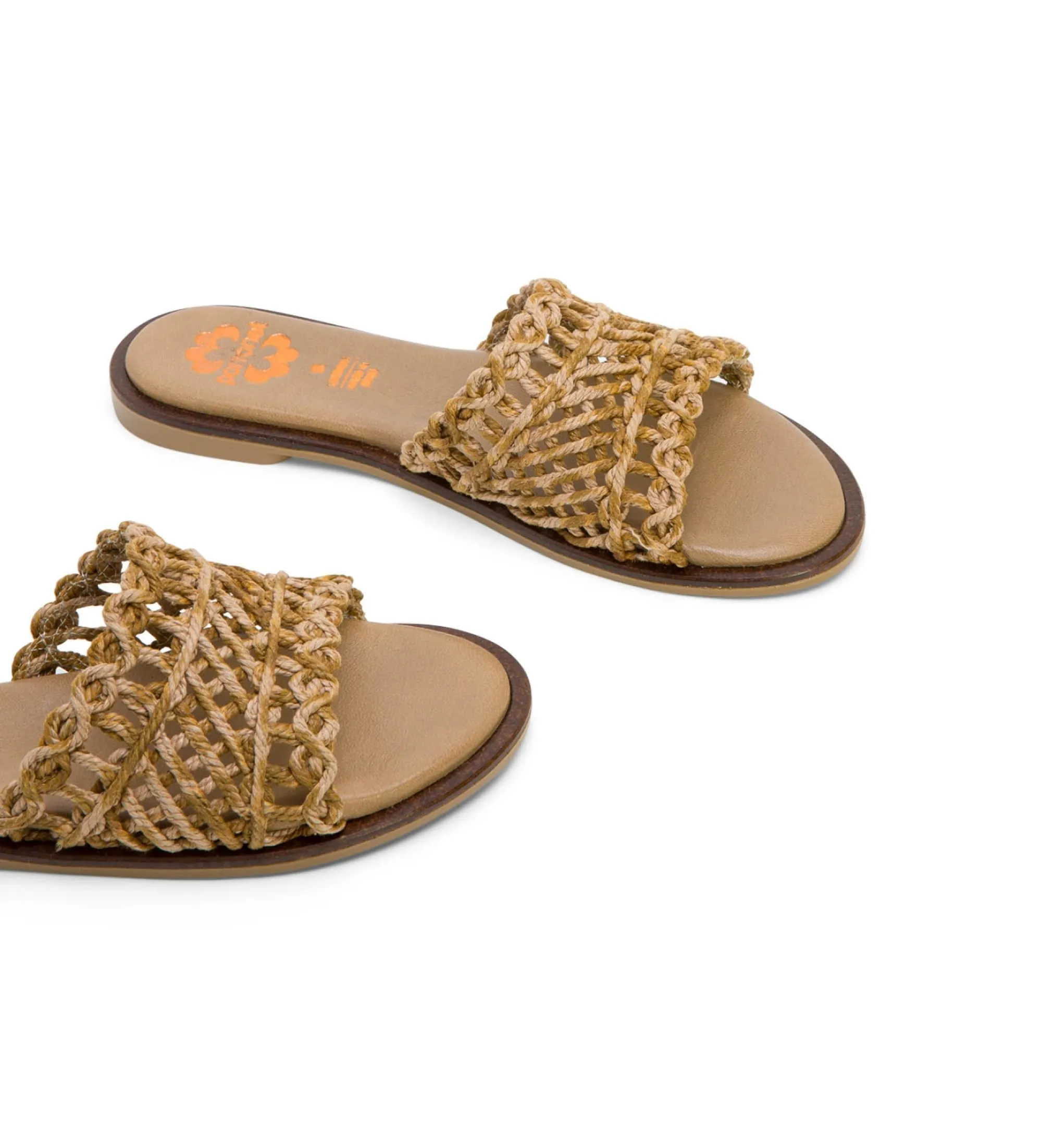 Sandalias de piel Cora marrón