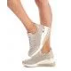 Zapatillas cuña Xti 04379802 con cuña beiges