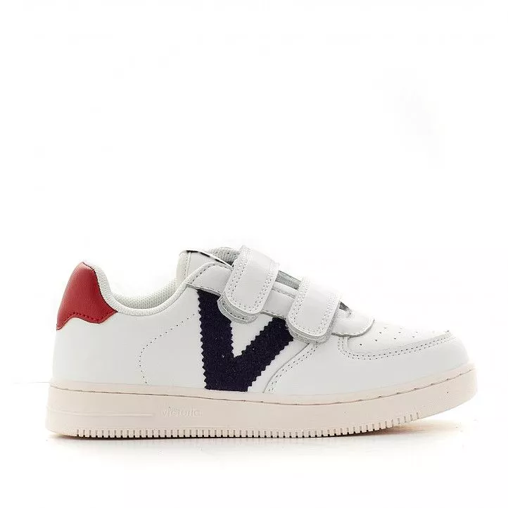 Zapatillas deporte Victoria modelo tiempo efecto piel contraste