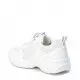 Zapatillas deporte Xti blancas con cordones y velcro frontal