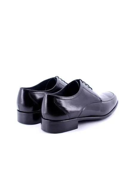 zapato donattelli de piel negro 9302