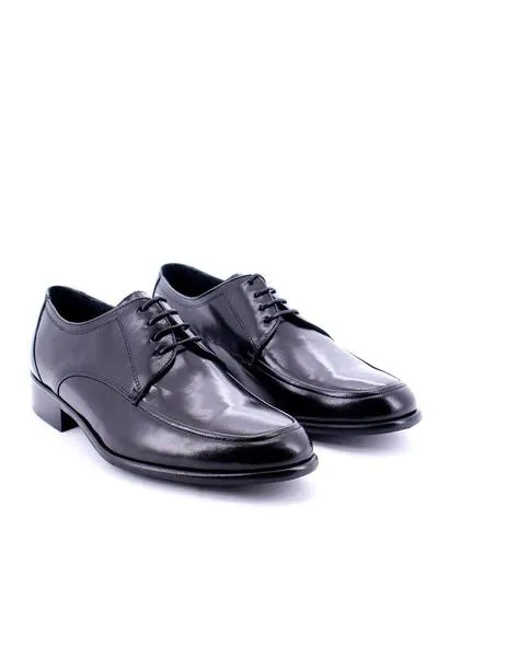 zapato donattelli de piel negro 9302